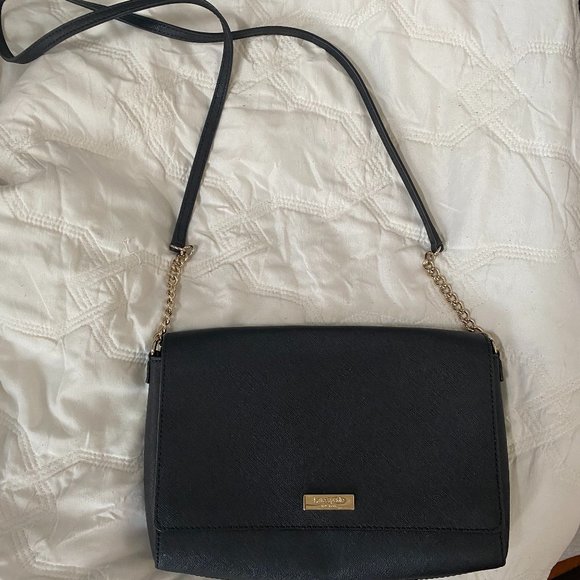 NWOT Kate Spade Black Saffiano leather - Picture 5 of 6